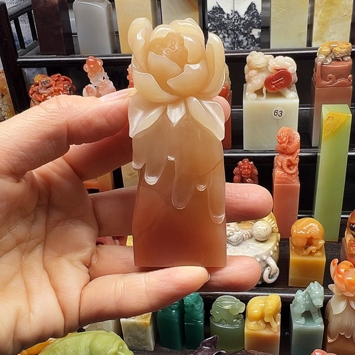 寿山石印石寿山石手工雕刻