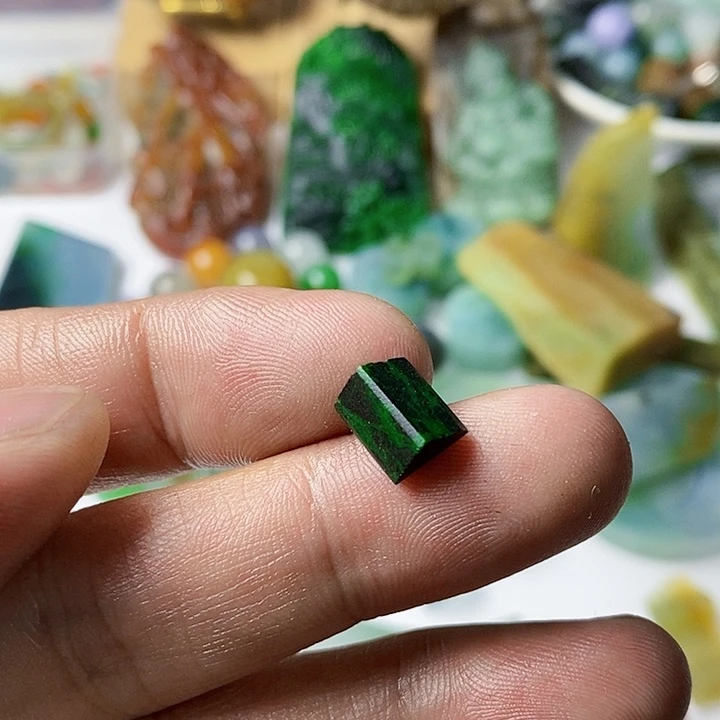 翡翠散珠天然翡翠A货