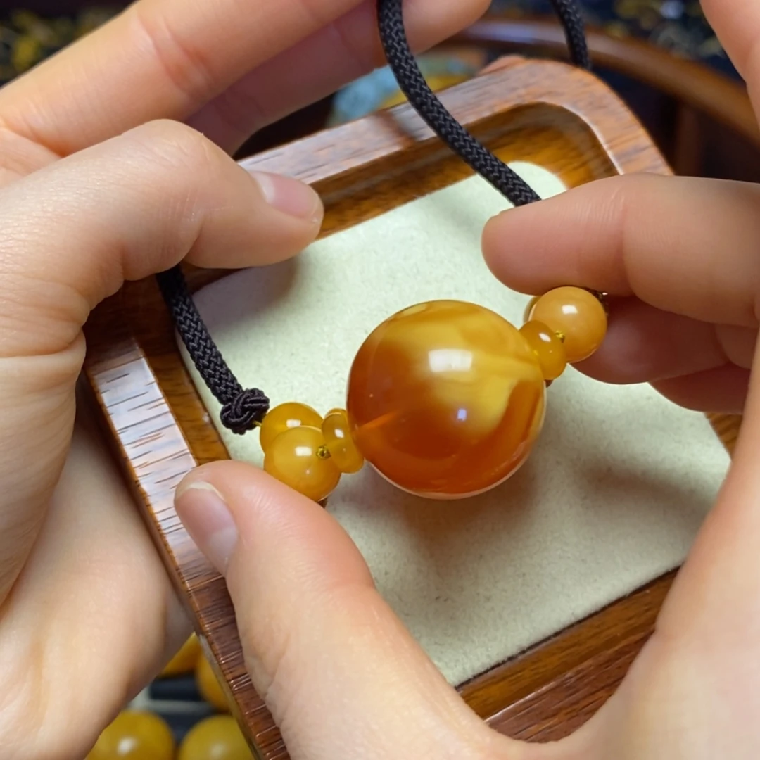 【闪购商品】蜜蜡颈饰未镶嵌项链