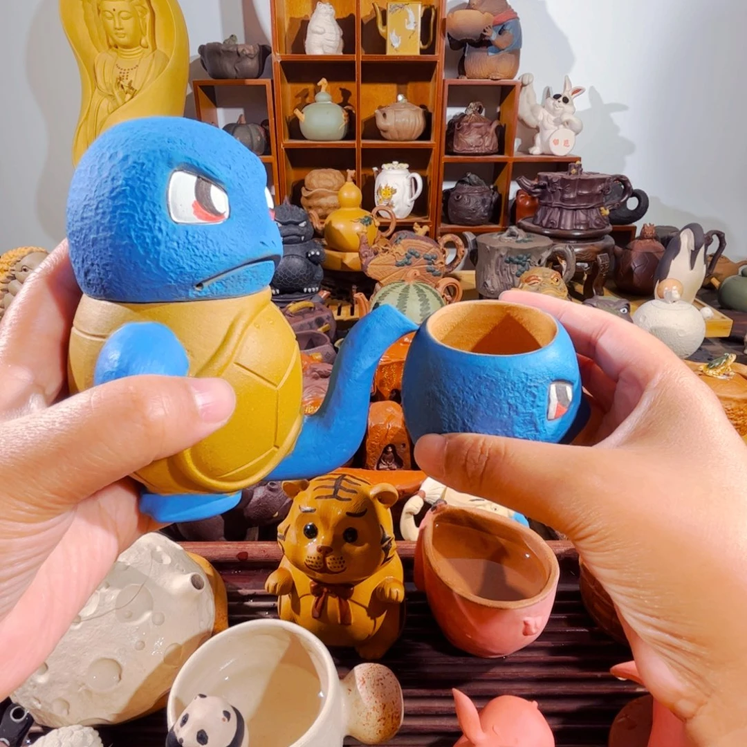 茶壶紫砂纯手工制作过程就是
