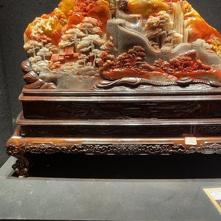 逐***原寿山石山水画作品欣赏