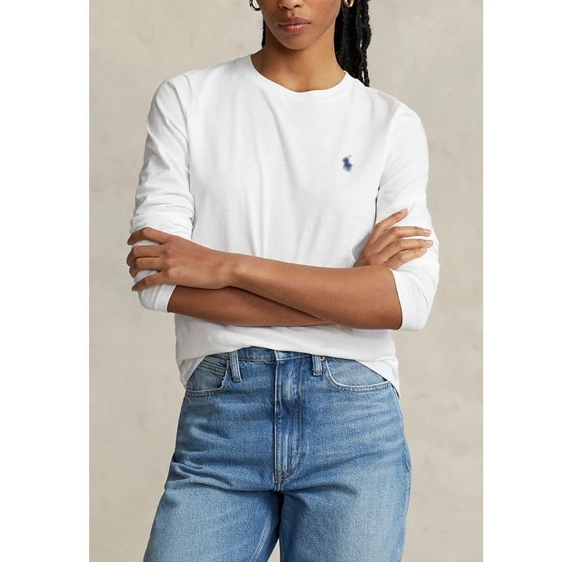 原单非市面货！拉夫经典款棉质平纹针织圆领T恤C374