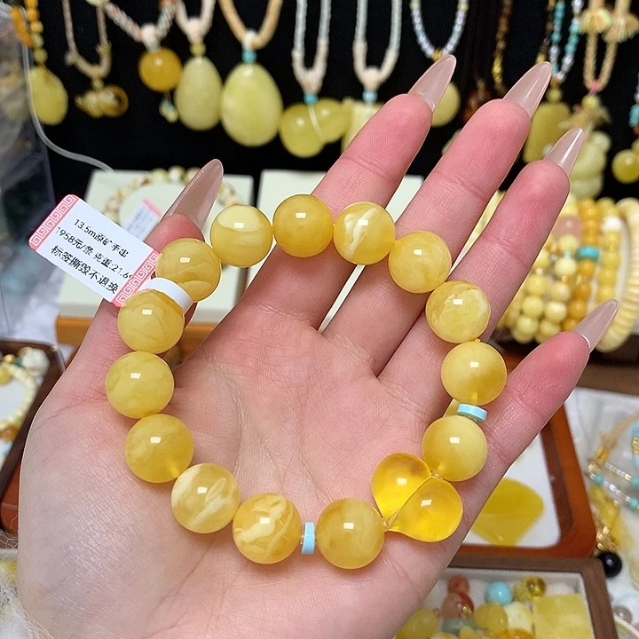 手链蜜蜡未镶嵌蜜蜡手串