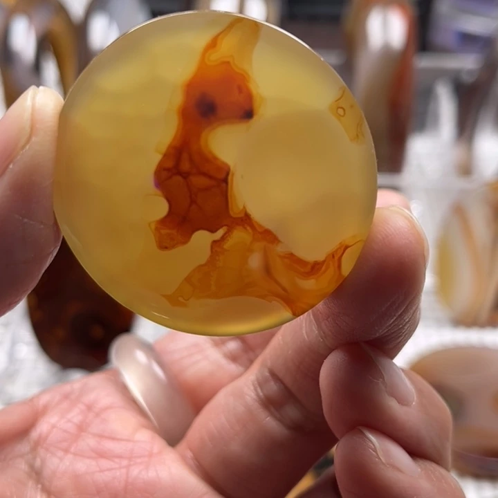 玛瑙/玉髓未镶嵌吊坠(不含链)