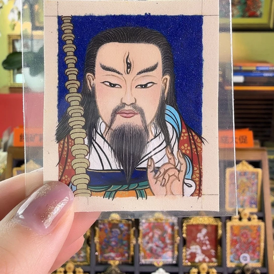 吊坠雷祖纯手绘作品