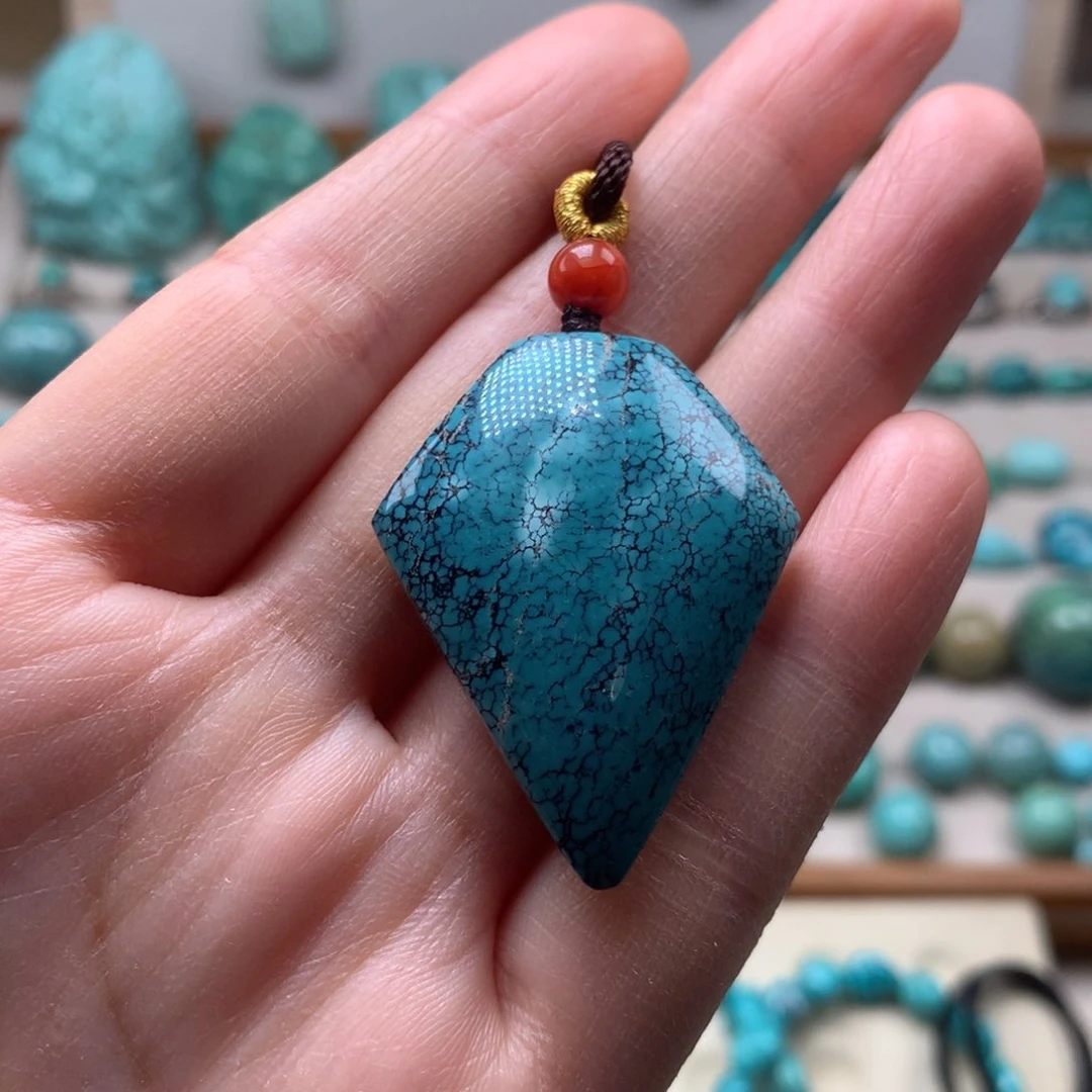 未镶嵌绿松石挂件随**安