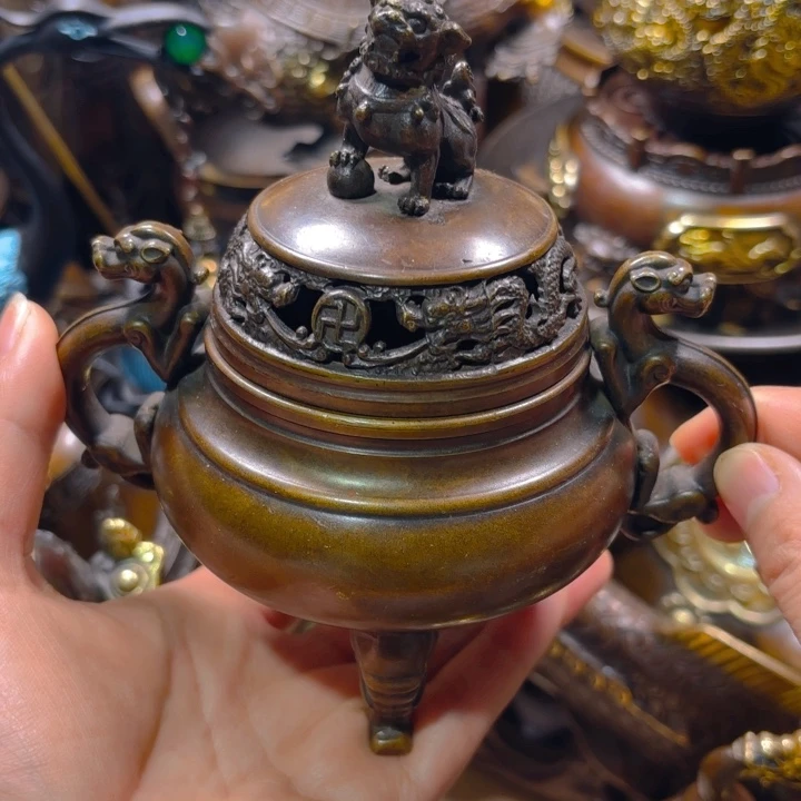 铜器摆件收收藏藏