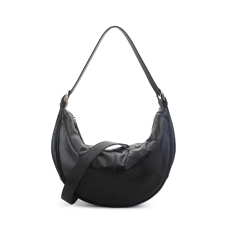 【董清子】【简致·黑牛】新品简约百搭时尚轻便ins休闲女包20653