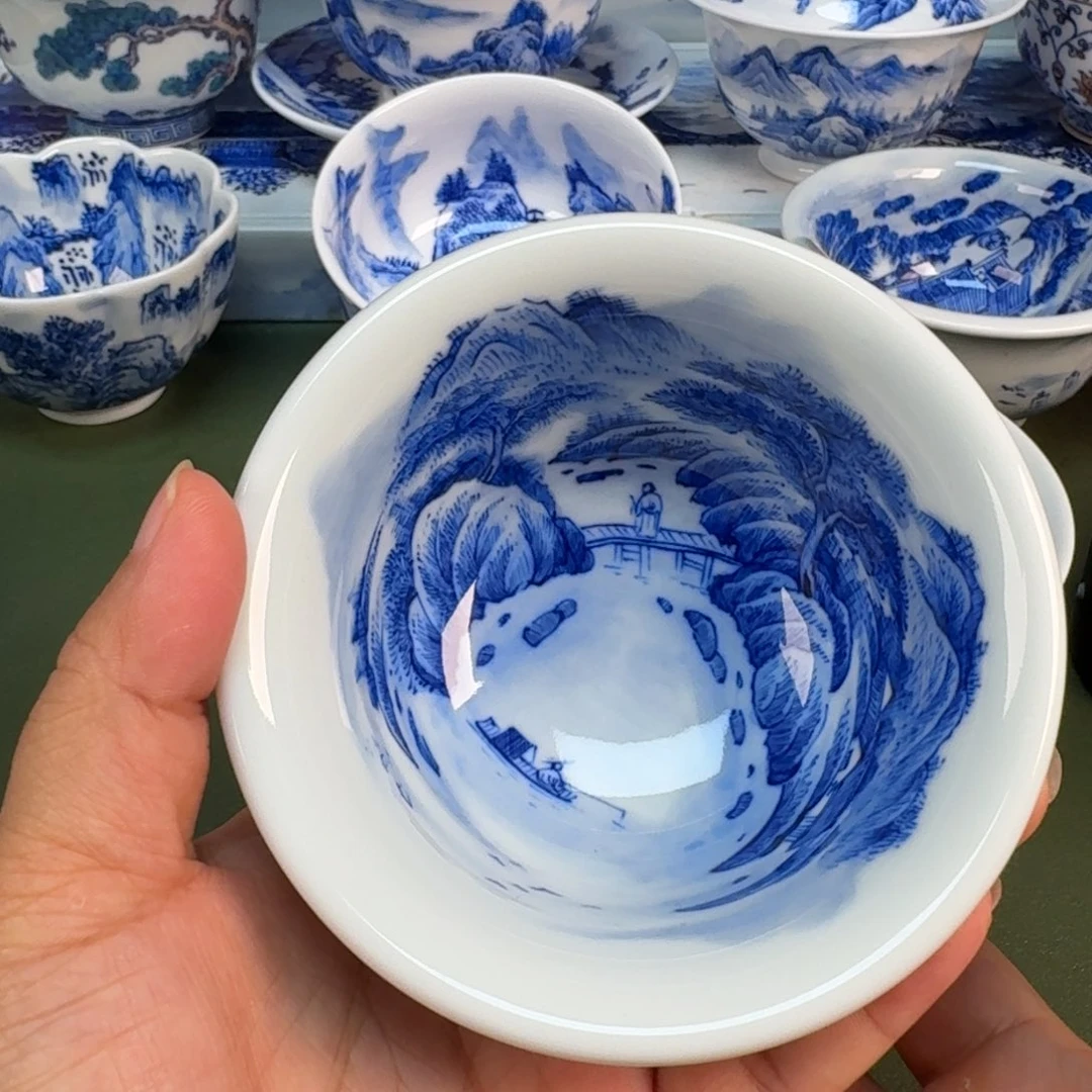 景德镇纯手绘茶具圆圆267