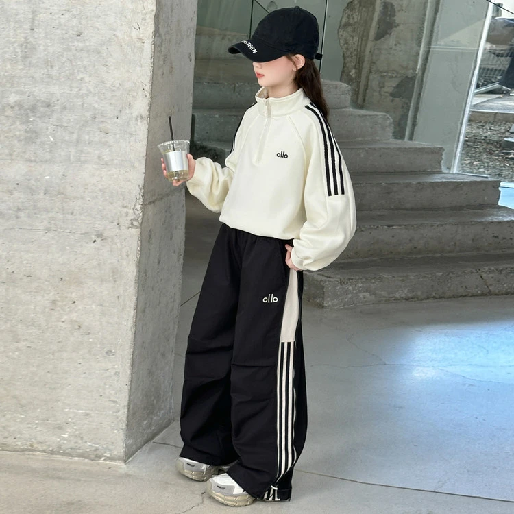 卫衣春秋2025新款儿童洋气时髦大童女孩秋季卫衣女童12-15岁女童