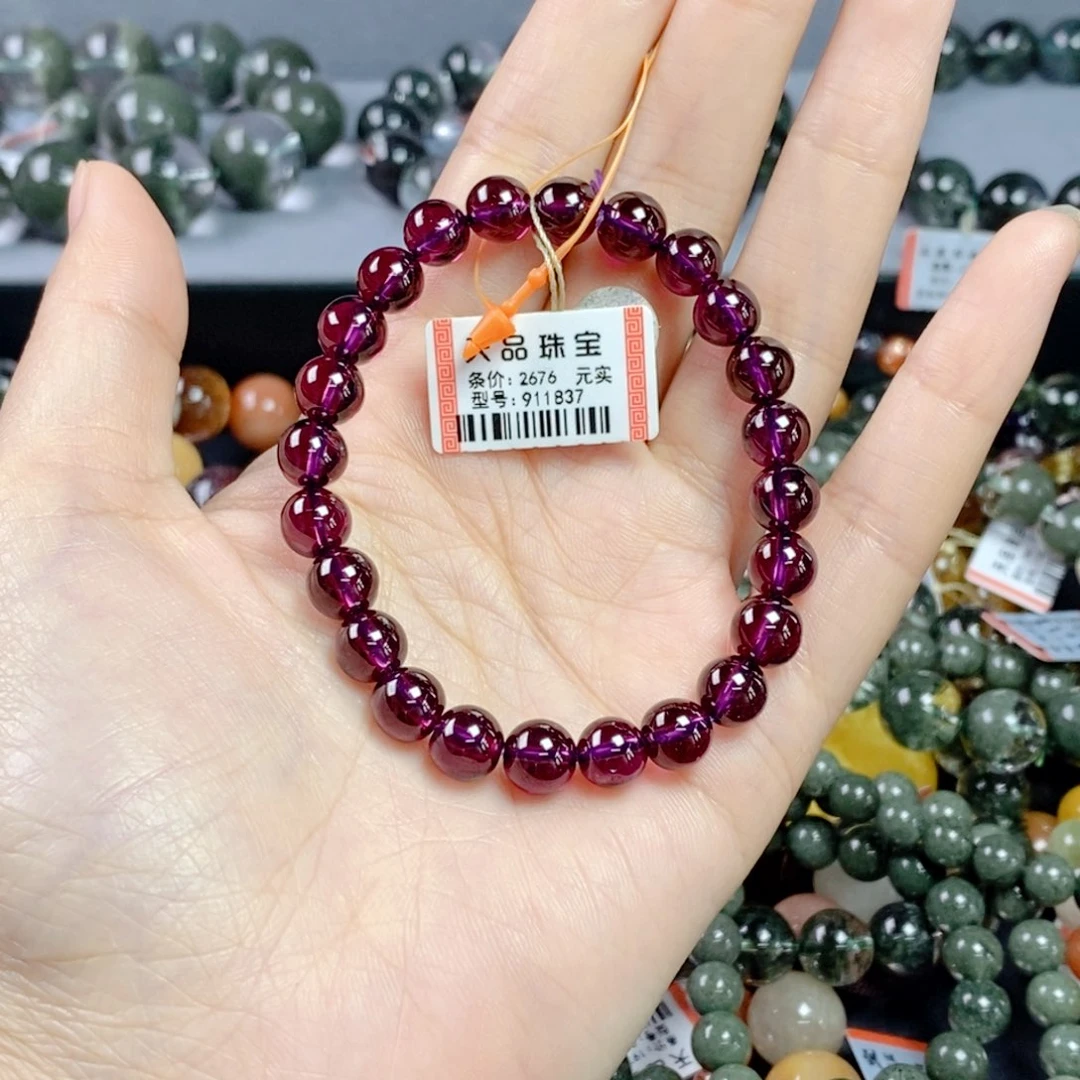 石榴石手链未镶嵌北***悠手链911837