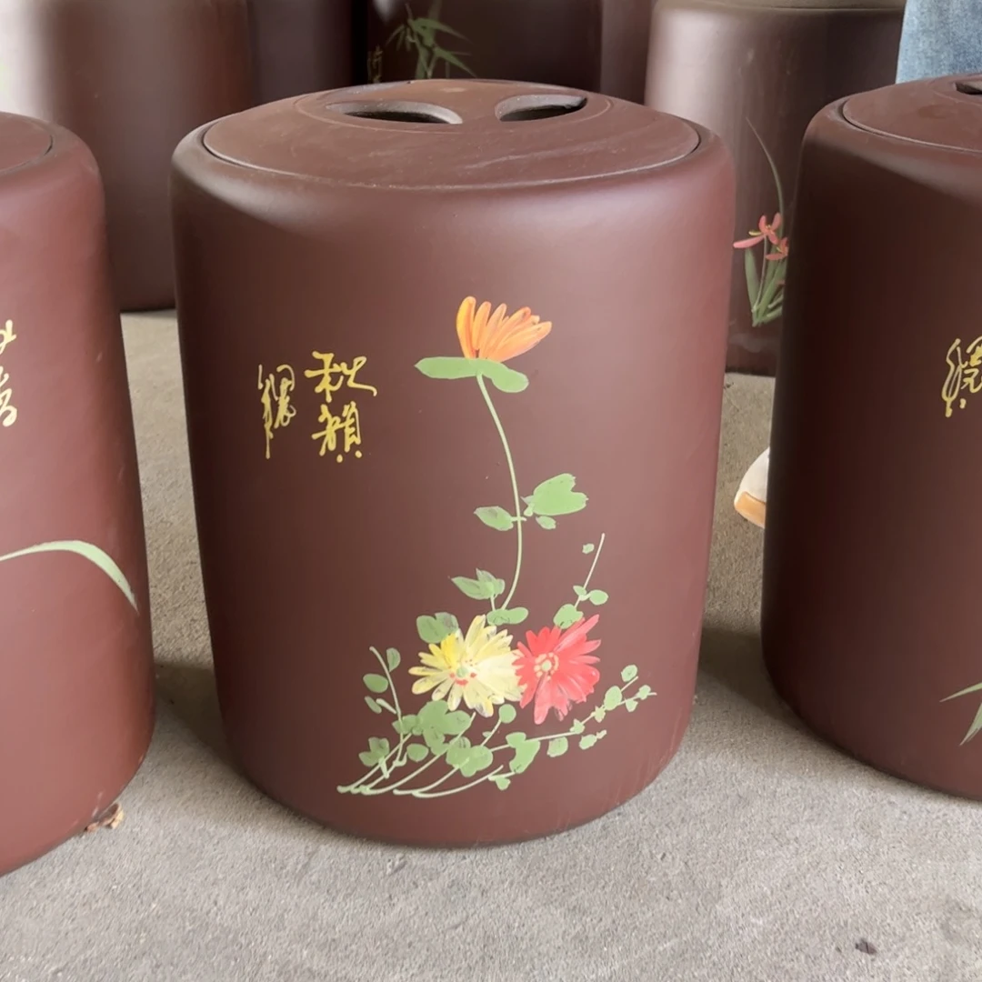 茶叶罐紫砂10-12 饼茶叶罐