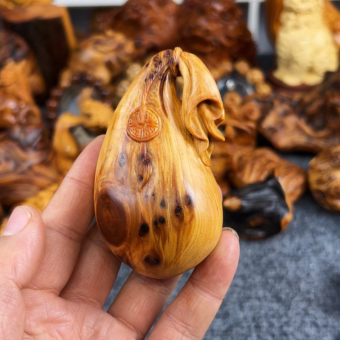 柏木崖柏玉化坨子瘤疤钱袋