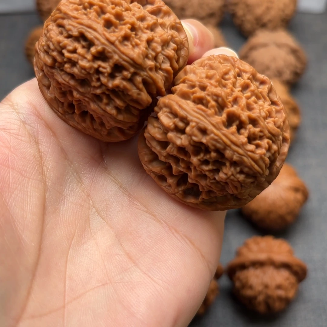 蓝***乐文玩核桃吊坠南疆43