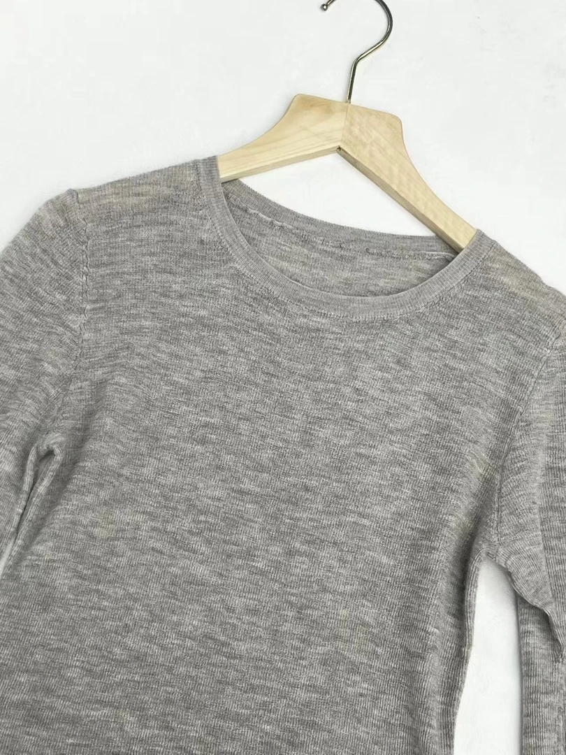 347-女款纯色毛针织衫-801801110