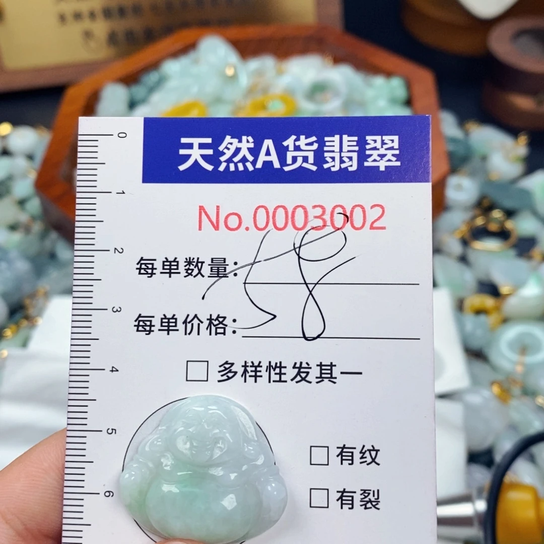 翡翠未镶嵌颈饰3002