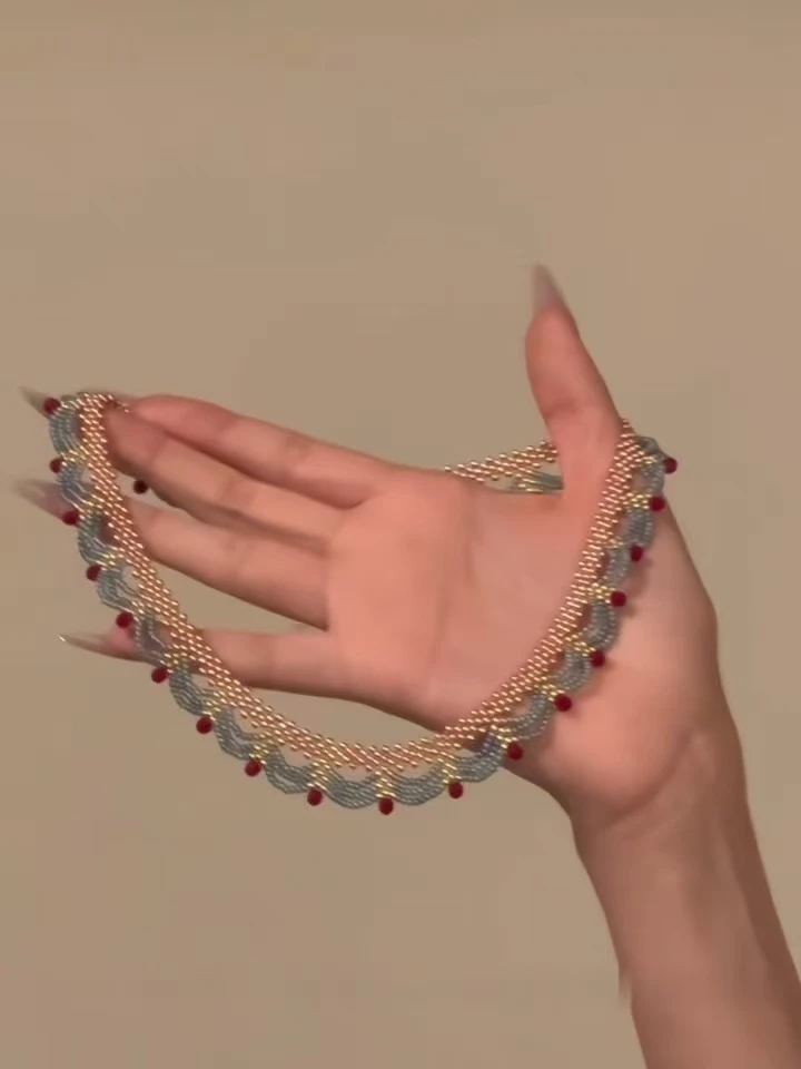 合金项链 波西米亚风波西米亚新中式锁骨链百搭小众气质女