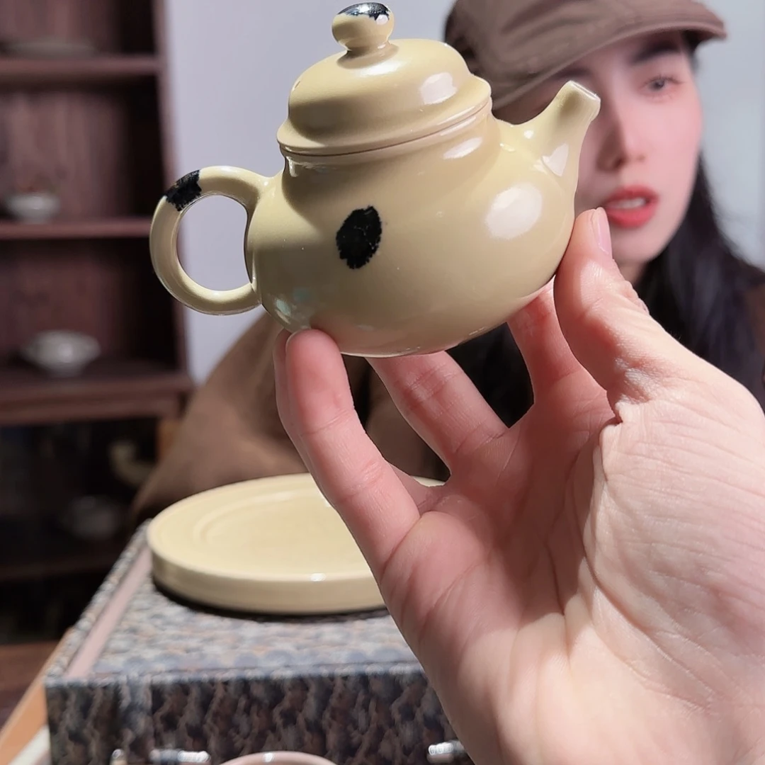 瓷摆件龙天手工壶