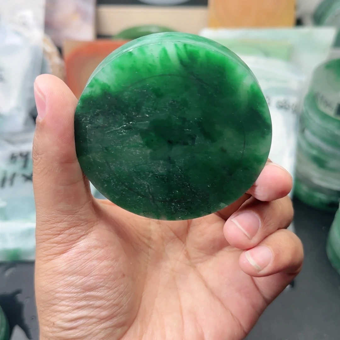 定制石英质玉（非洲翠）冰***6手镯