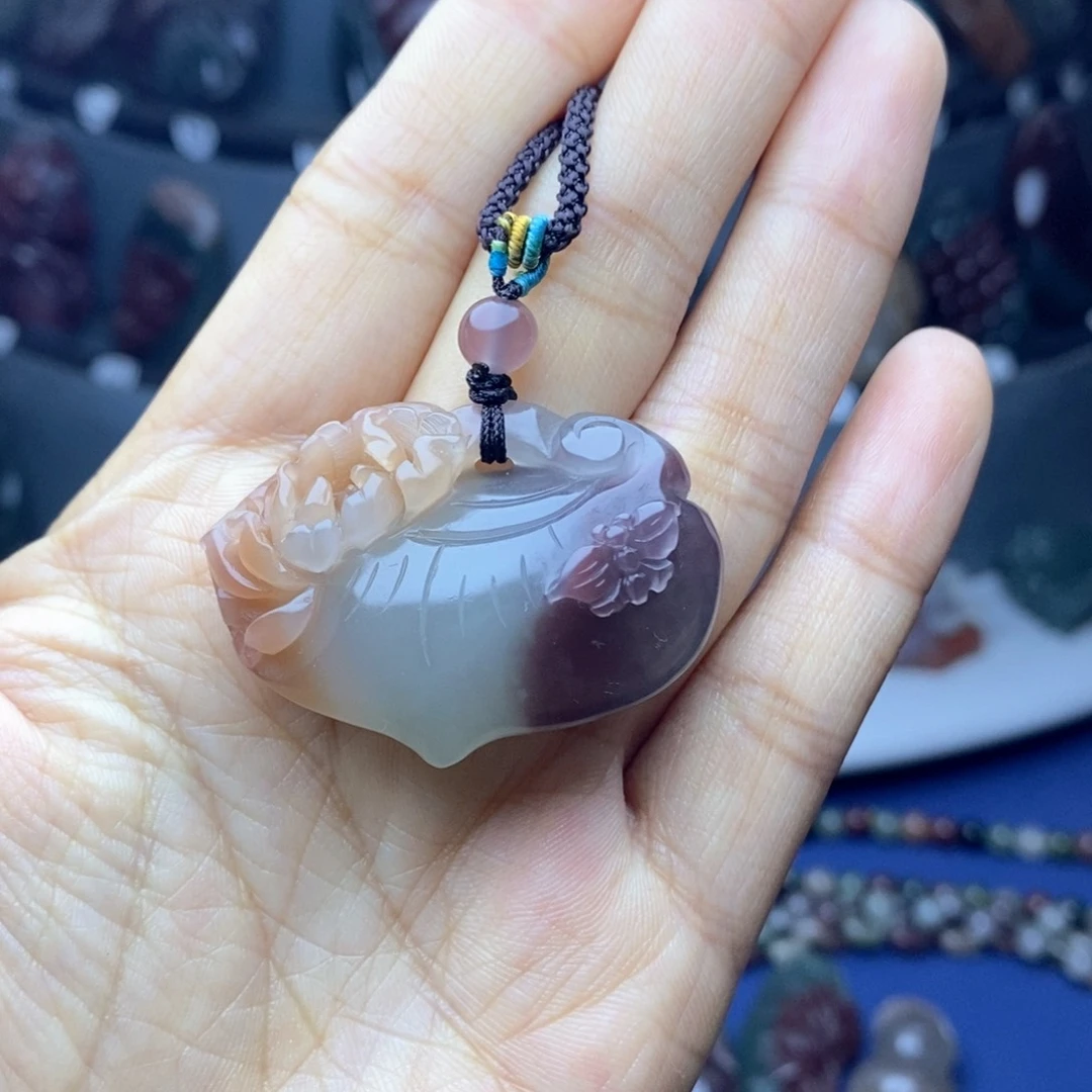 玛瑙/玉髓吊坠(不含链)未镶嵌