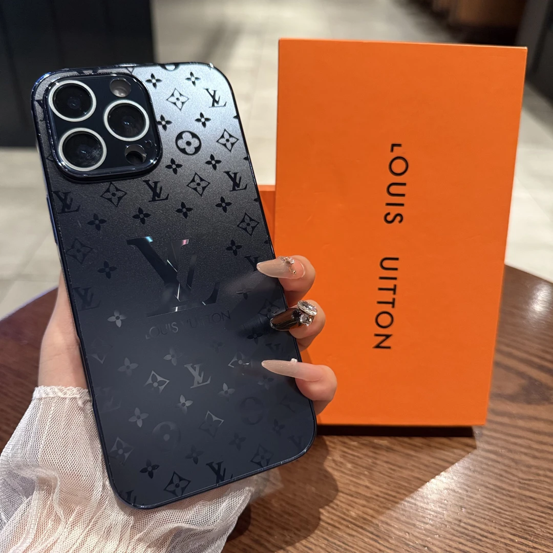 高级感AG磨砂适用苹果16ProMax手机壳iPhone15老花简约14pm网红13