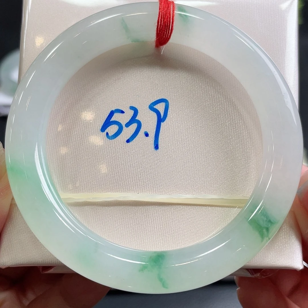 翡翠手镯未镶嵌27号圆条
