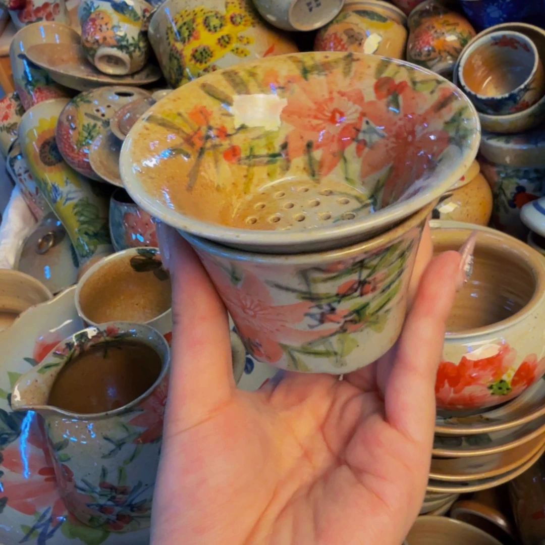 瓷片景德镇陶瓷手工手绘