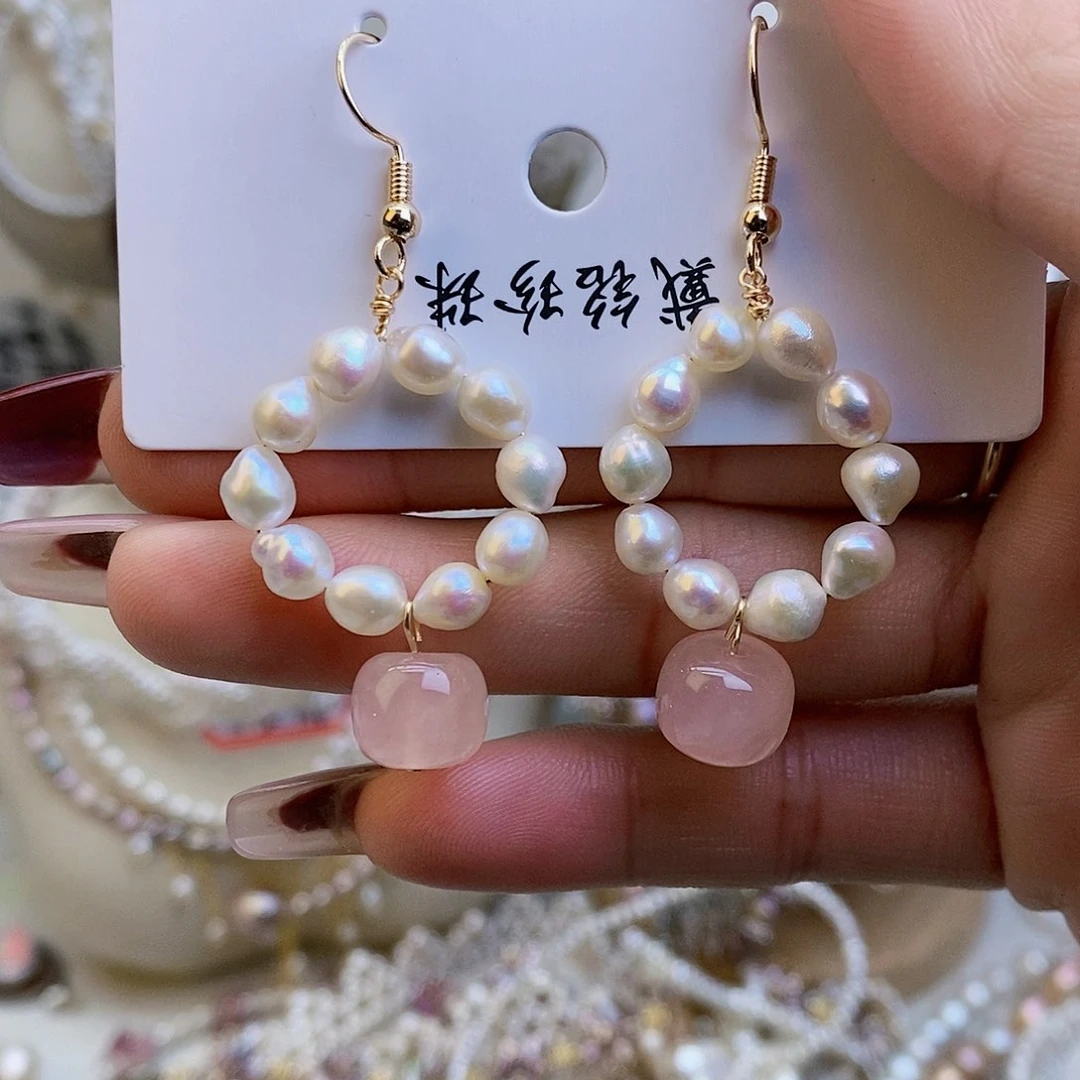 淡水珍珠颈饰银S925镶嵌