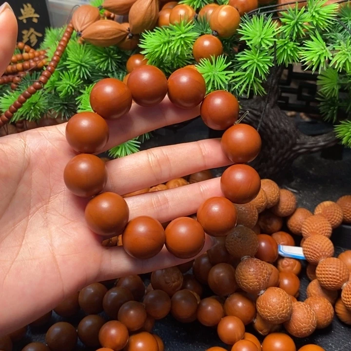 橄榄核手串1.85尺寸树王料光珠