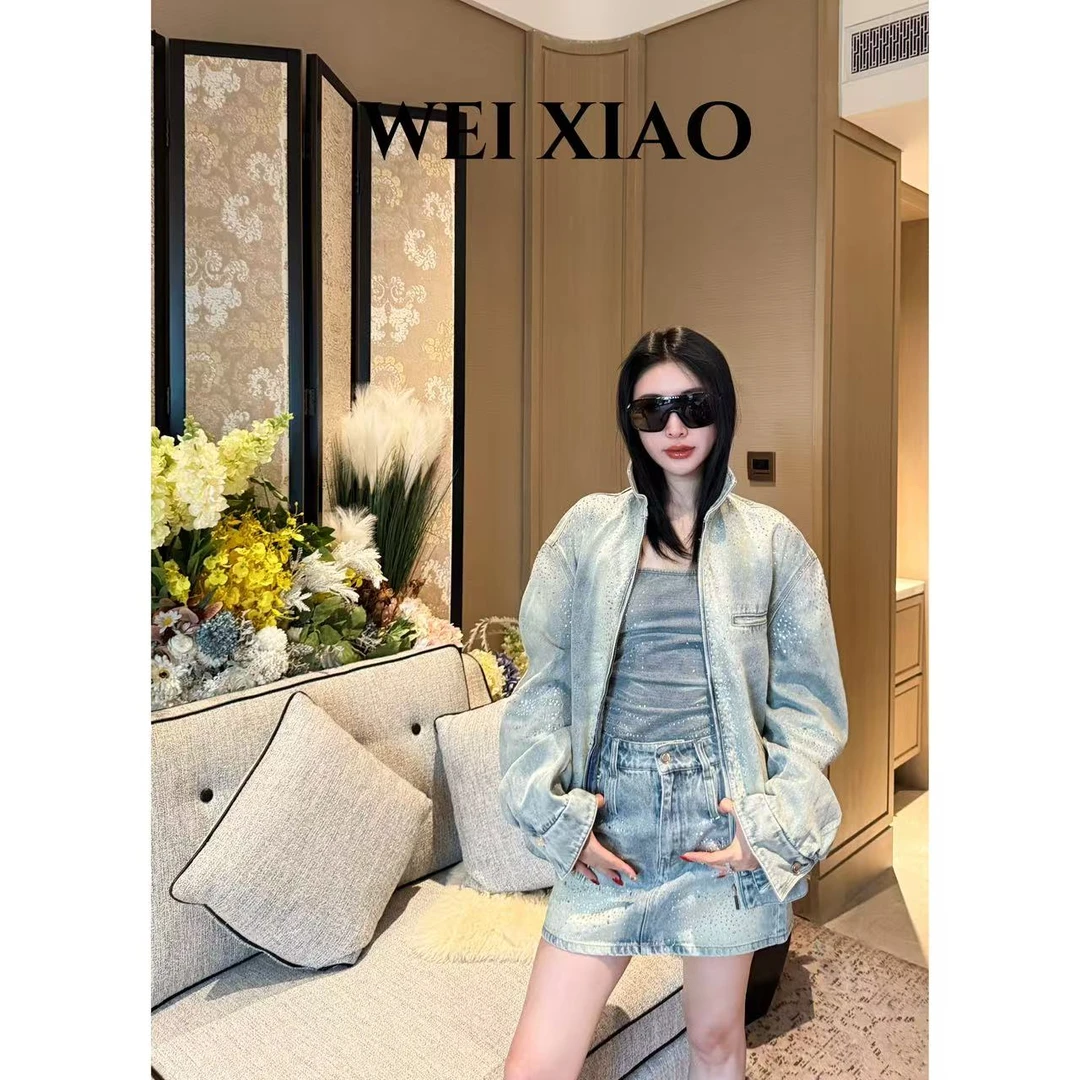 微笑家 极简系列【星空牛仔】牛仔系列外套➕短裙