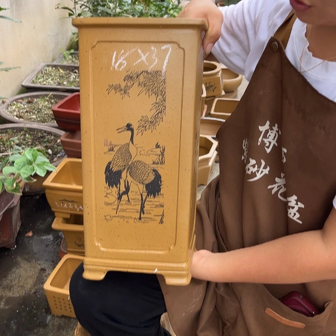 紫砂花盆盆景艺术