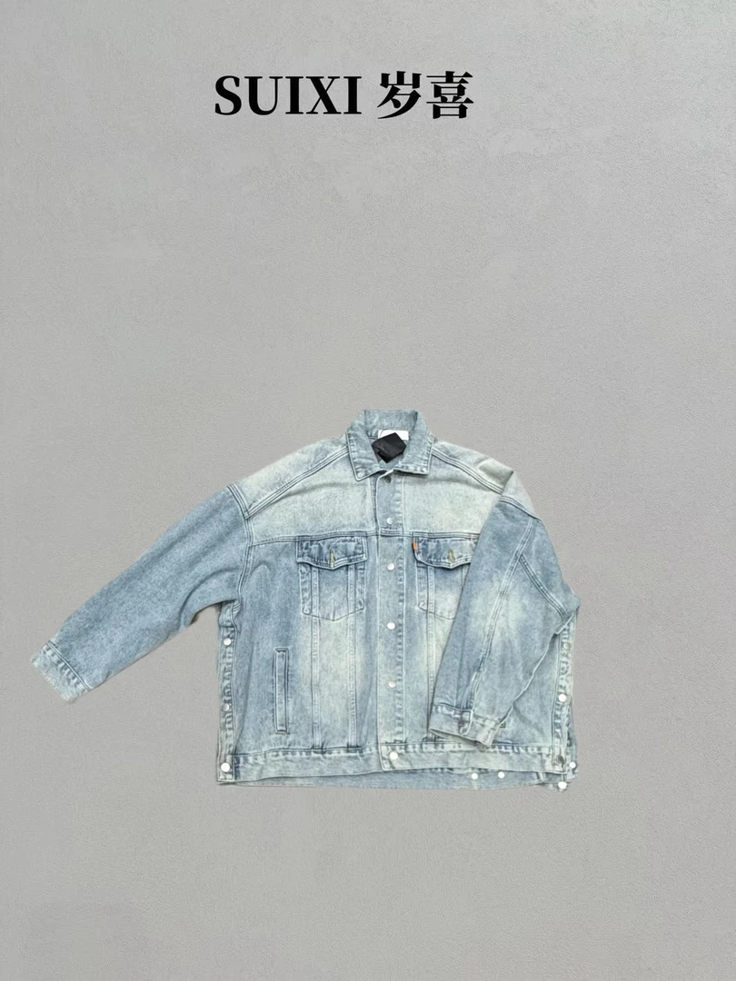 (6035)2025年百搭岁喜新款牛仔外套潮流