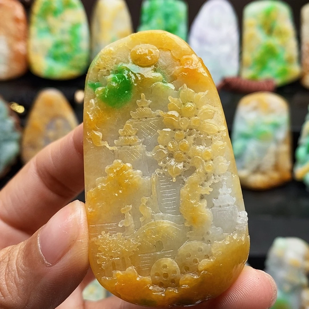 未镶嵌定制翡翠翡翠A货一物一证