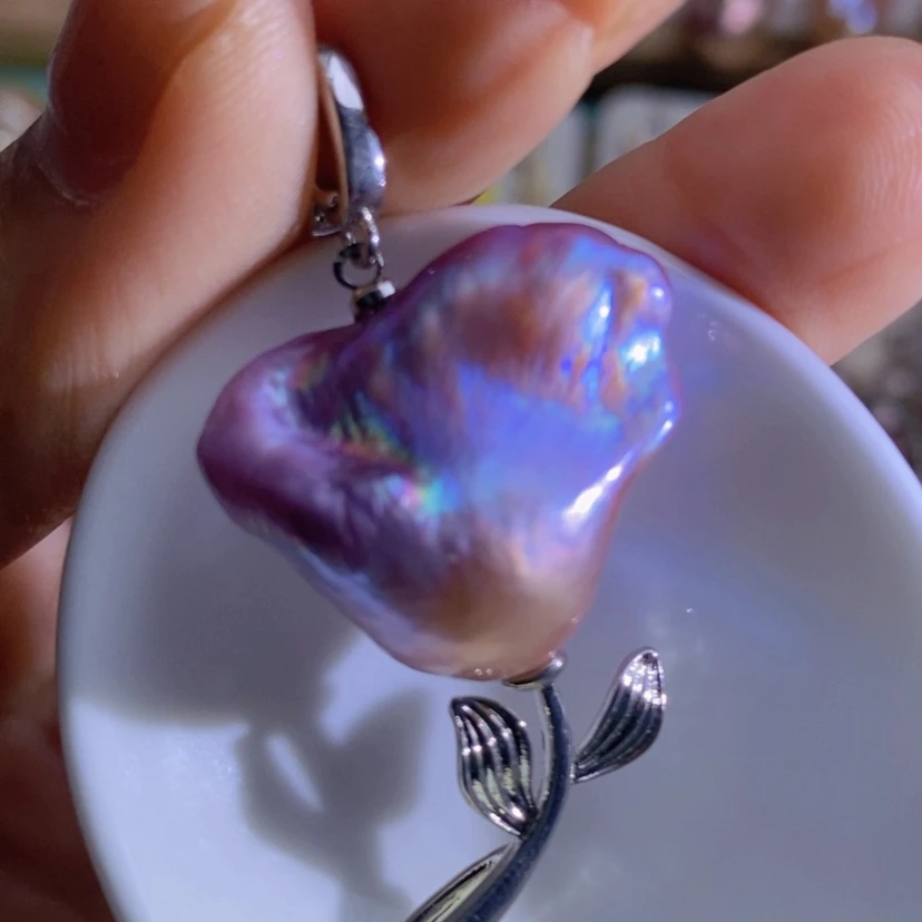 【闪购商品】淡水珍珠天然淡水珍珠（微瑕）合金