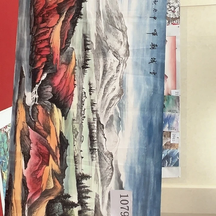 国画新年快乐纯手工纯手绘