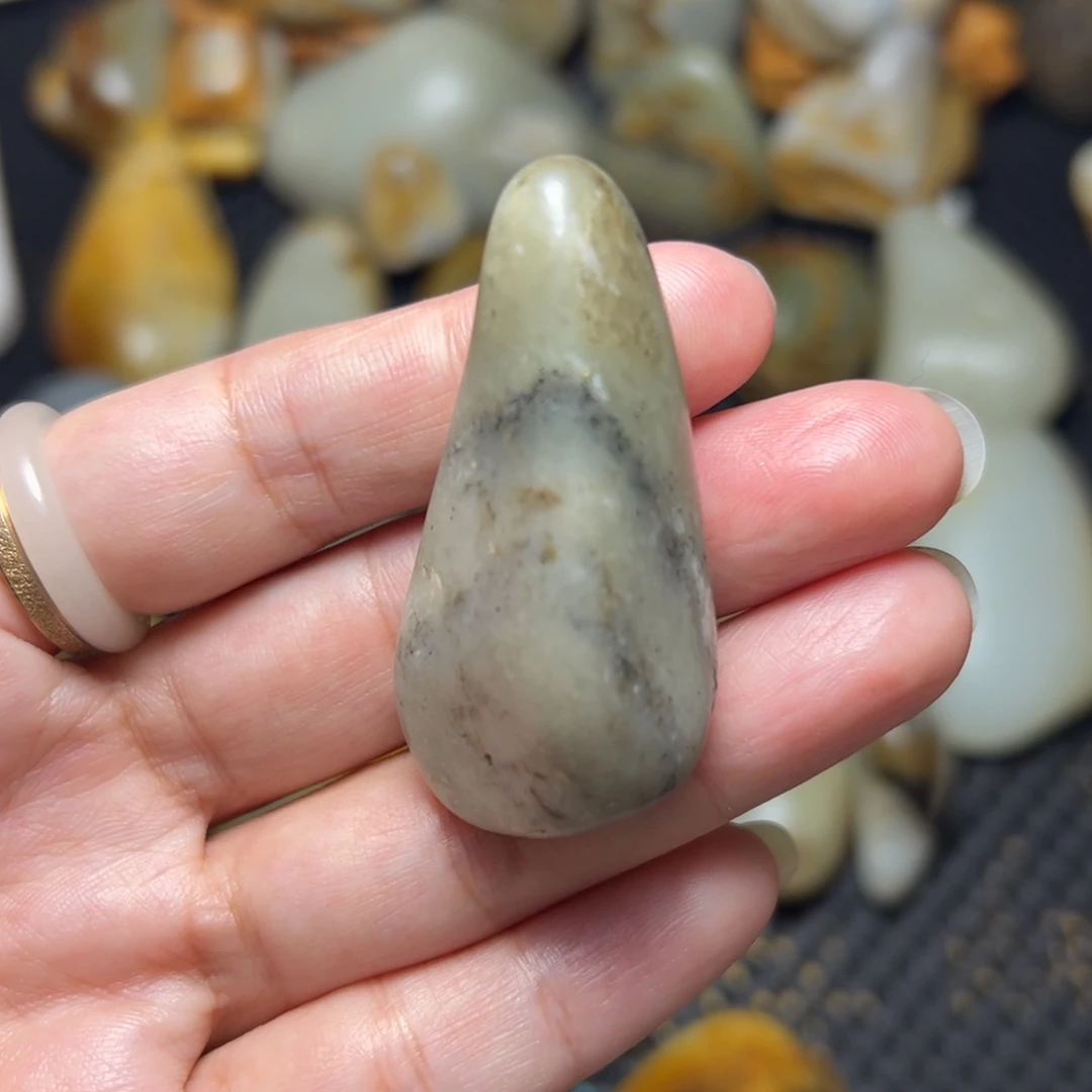 和田玉未镶嵌挂件A90