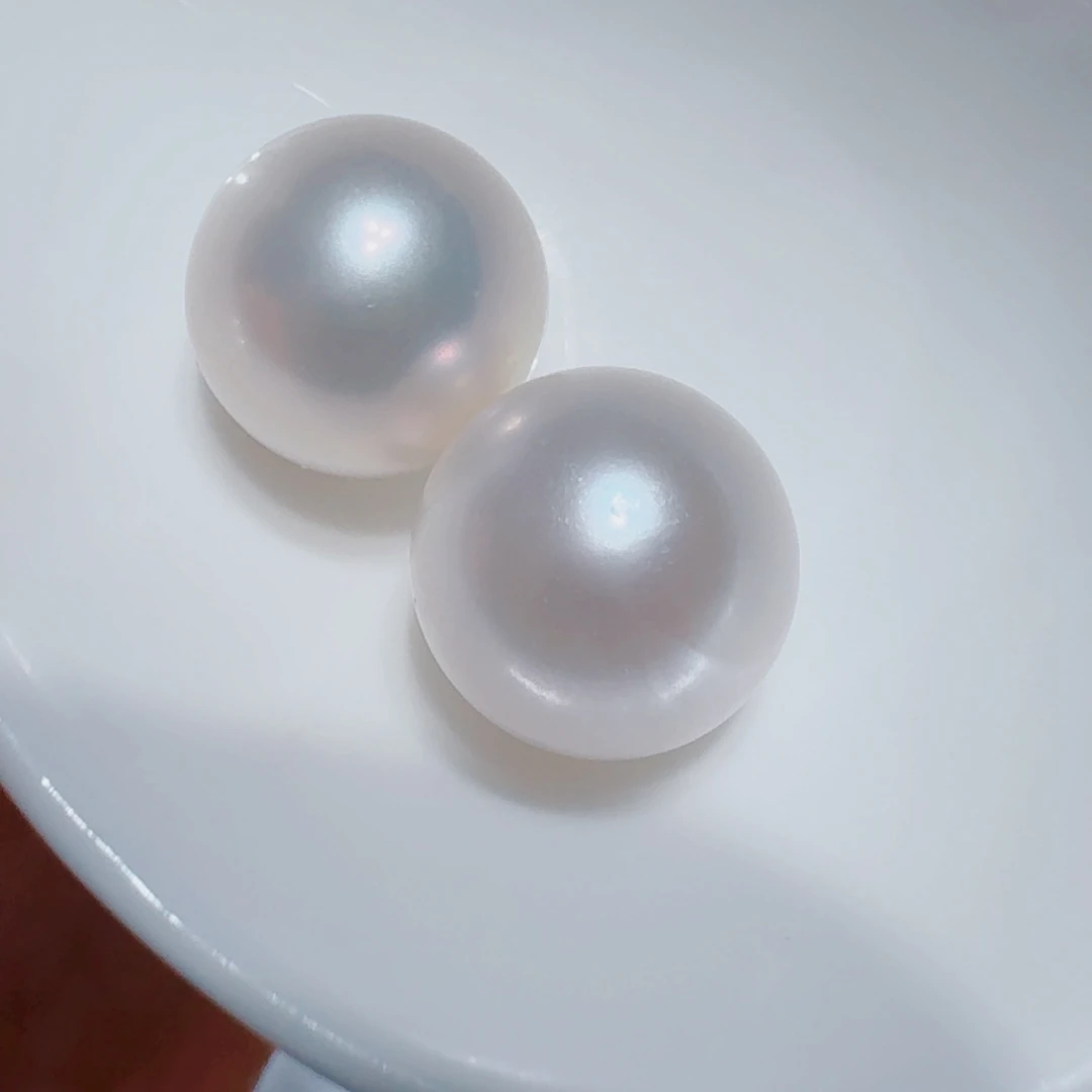 淡水珍珠耳饰银S925镶嵌定制耳扣320