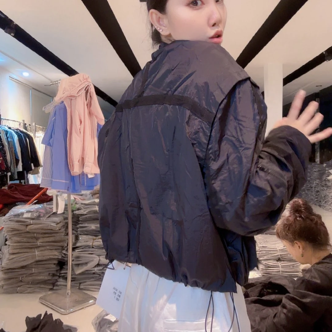 里安家防晒黑色外套