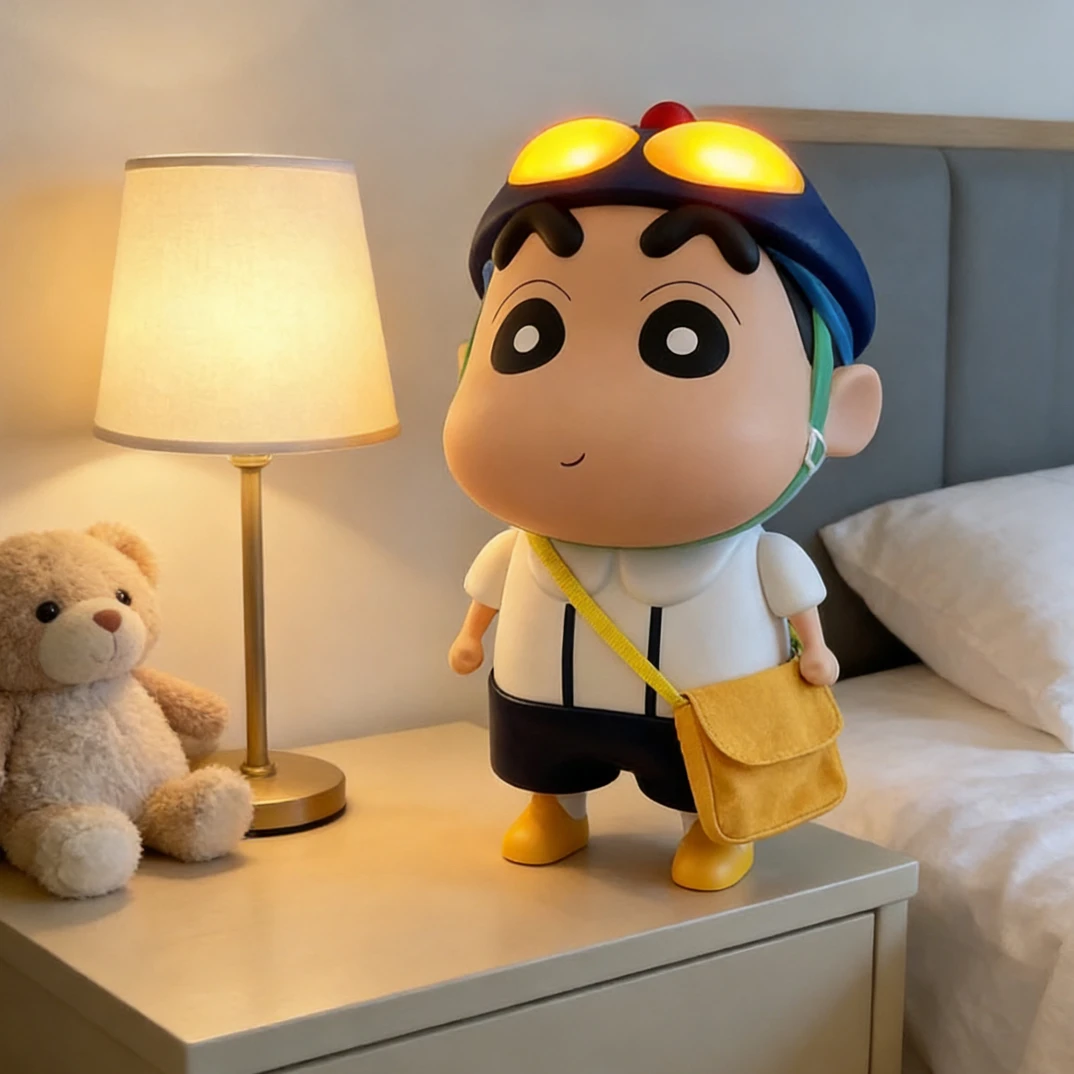 发光大号校服蜡笔小新手办动漫周边公仔玩偶生日情人节潮玩礼物