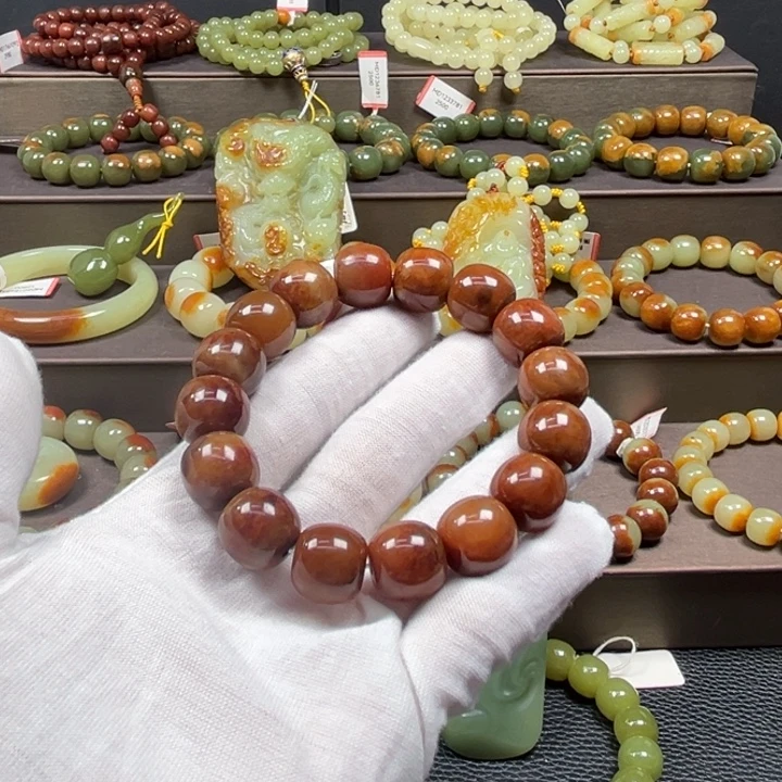 透闪石质玉未镶嵌手链