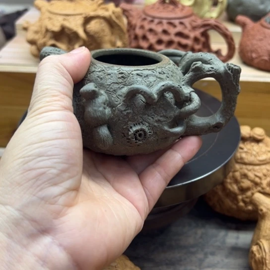 不***往茶壶紫砂全手工制作