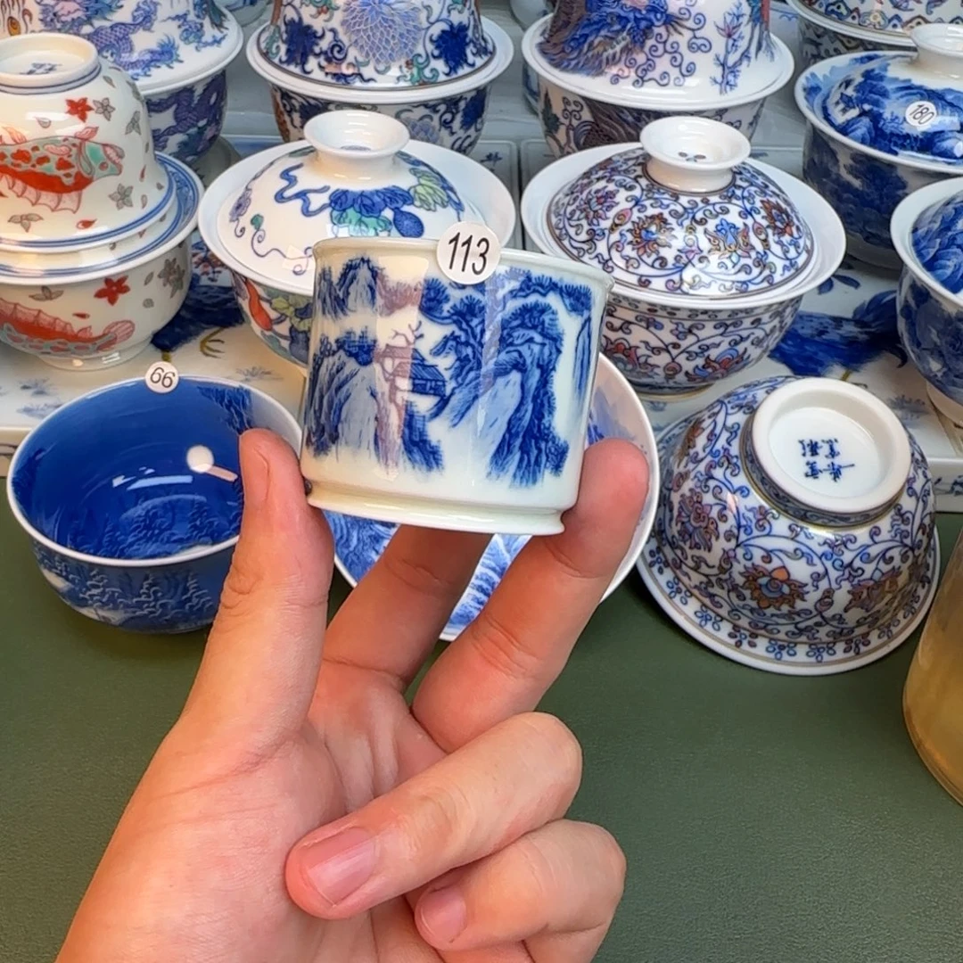 彦祖纯手工手绘茶具113