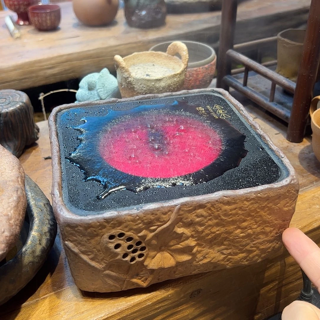 可以养的粗陶原矿老岩泥茶器