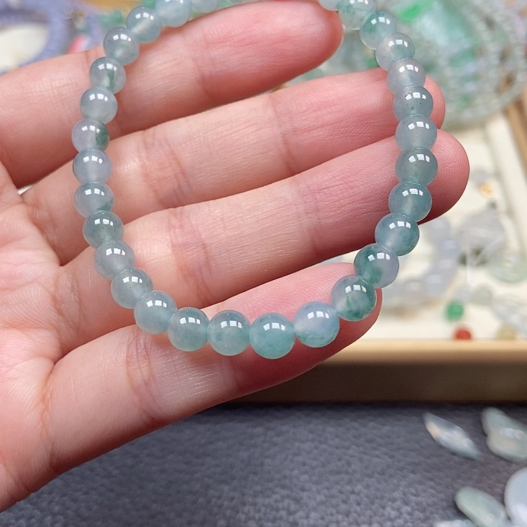 未镶嵌手链翡翠卡5.9