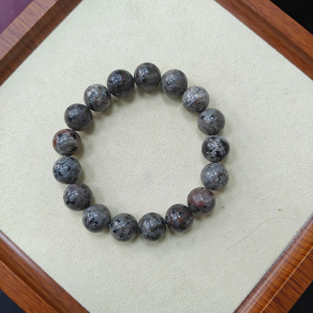 天然玉石火焰山火灵芝玉石珠宝手串