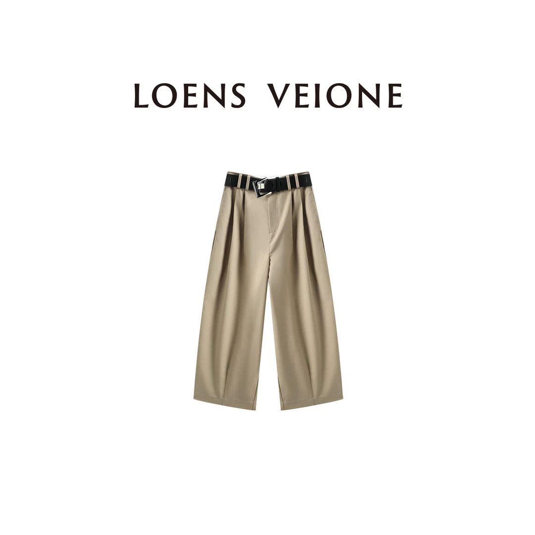 LOENS VEIONE/罗拉 2025经典款简约阔腿裤休闲裤25CVAG0069Y