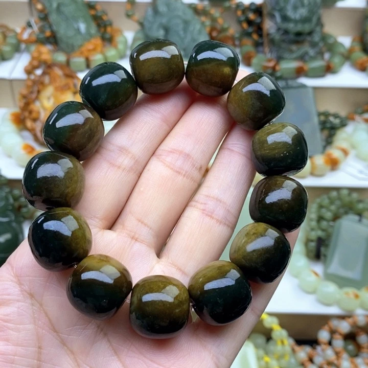 手串未镶嵌透闪石质玉E****5