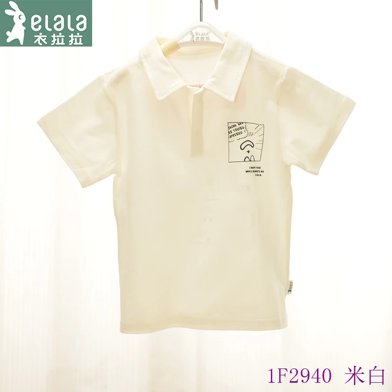 拉拉男女宝【九格漫画】夏季新款儿童短袖polo衫纯棉