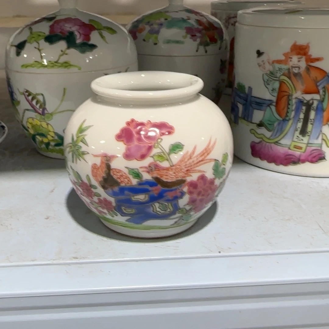 手绘瓷器，全部处理