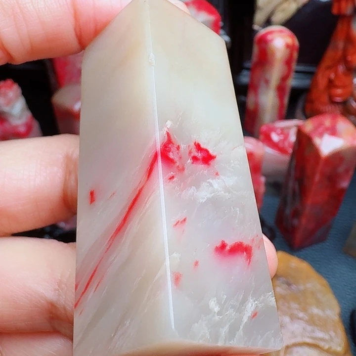 昌化石昌化鸡血石精品印章